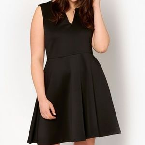 Pink Clove Plus Kaleigh Scuba Skater Dress